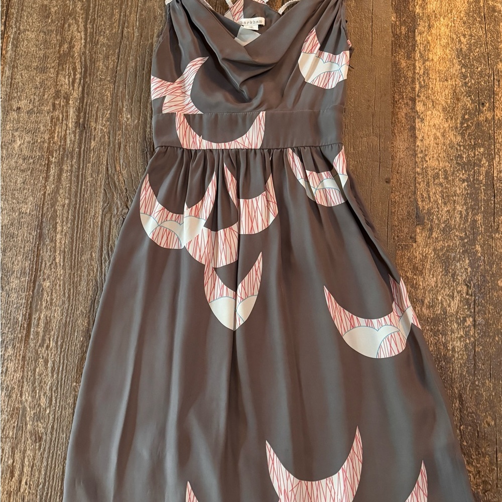 Anthropologie Harkham Silk Cowl Neck Dress - Picture 6 of 11